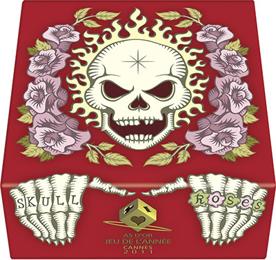 skull and roses box
